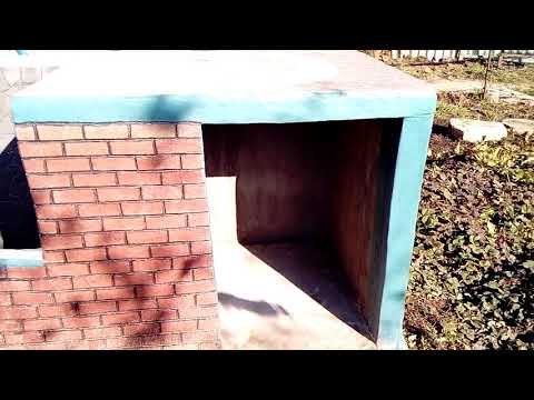 СВОИМИ РУКАМИ. Кран,стол,тумба,замок,картина,водопад,дворовая мебель.Все из бетона.