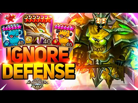 ONE SHOT DEFENSE TEAM with Ramahan, Bulldozer and Friends - Summoners War