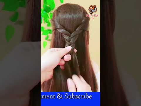 Zigzag Hairstyle Cute 😘😍❤️ #shorts #youtubeshorts #short #hairstyle #viral #trending