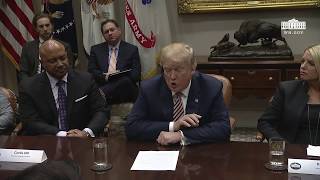 President Trump Meets with State and Local Officials on School Safety