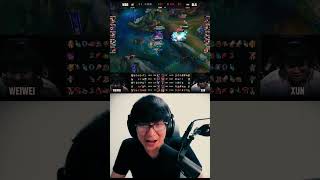 The･F･Shyの前フラッシュに大興奮のUG | Worlds 2023 Semifinals WBG vs BLG #Shorts