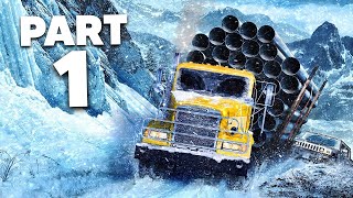 SNOWRUNNER Gameplay Walkthrough Part 1 - FIRST GARAGE  #live #livestream