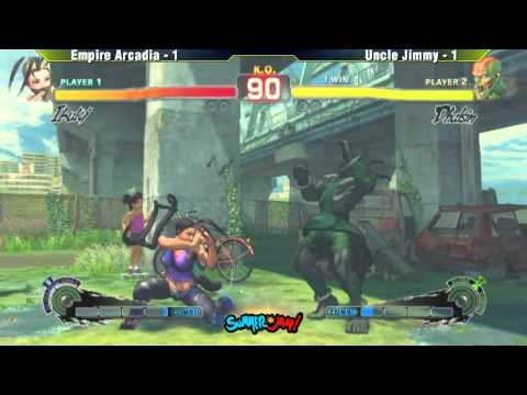 Empire Arcadia vs Uncle Jimmy SSF4AE Teams - GVN Summer Jam 5
