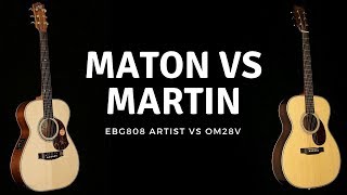 Video thumbnail for Maton EBG808 Artist VS Martin OM28V | Which One Do You Like? by Jon MacLennan