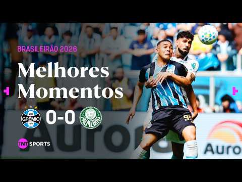 GOLEIROS BRILHAM, GRÊMIO E PALMEIRAS CARIMBAM O TRAVESSÃO, MAS NÃO MARCAM | GRÊMIO 0 X 0 PALMEIRAS