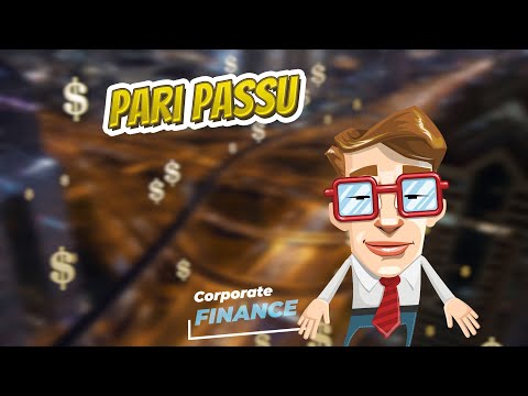 Pari passu 💲 CORPORATE FINANCE 💲
