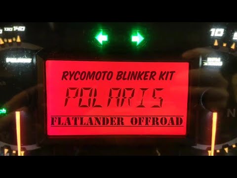 Polaris Ranger 1000 XP blinker kit from Rycomoto - how I got the dash indicators to work