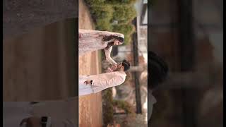Nice outdoor couple shoot beautiful Bride valima shoot