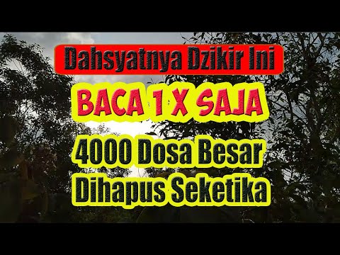 Cukup Baca Satu Menit Dan Satu Kali, Amalan Penghapus 4000 Dosa Besar