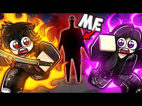 I Became THE BLACK FIGURE to SCARE PLAYERS in ROBLOX The Strongest Battlegrounds...