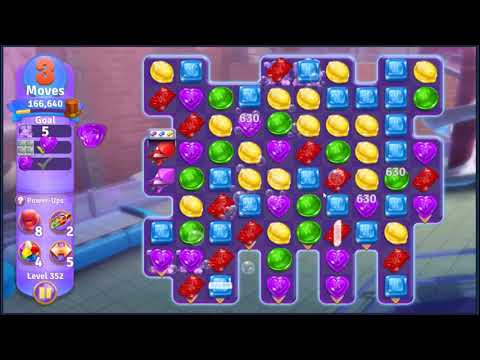 Wonka's World of Candy Level 352 - NO BOOSTERS + FULL STORY 🍫 | SKILLGAMING ✔️