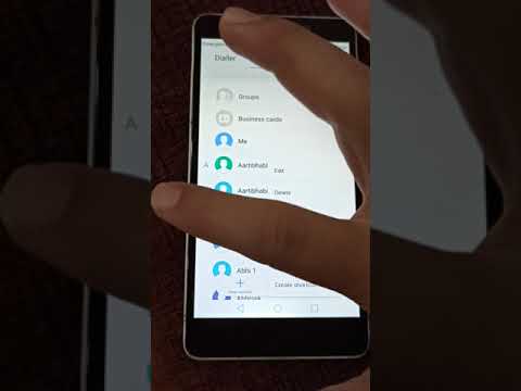 How to delete contacts in Honor 6x..huwaie phone