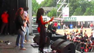 Malina Moye Funks Out 'Black Cat' at Bospop in the Netherlands