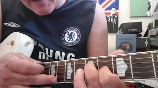 Joy Division Glass how to play on guitar lesson