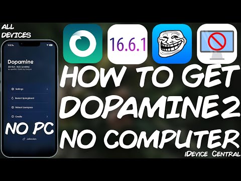 iOS 15.0 - 16.6.1 Dopamine 2 JAILBREAK NO COMPUTER (All Devices) With Tweaks