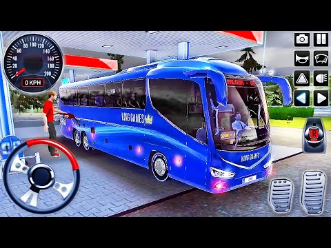 Bus Simulator : Ultimate #7 - New Blue Cargo Coach Bus Driver - Android GamePlay
