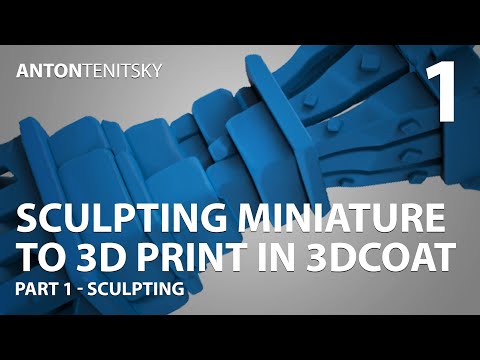 Photo - Sculpting Miniature for 3D Printing in 3DCoat - Part 1 | 3D ਪ੍ਰਿੰਟਿੰਗ ਲਈ 3DCoat - 3DCoat