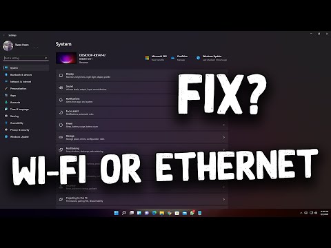 WiFi Works But Not Ethernet: Windows 11