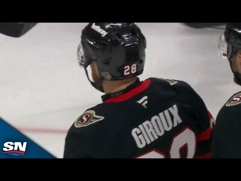 Senators' Claude Giroux Rips Wrister Top Corner To Score 10th Goal Of The Season