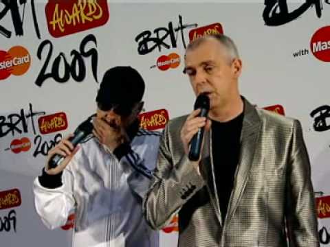 BRIT AWARDS 2009 -The Pet Shop Boys on producing Girls Aloud