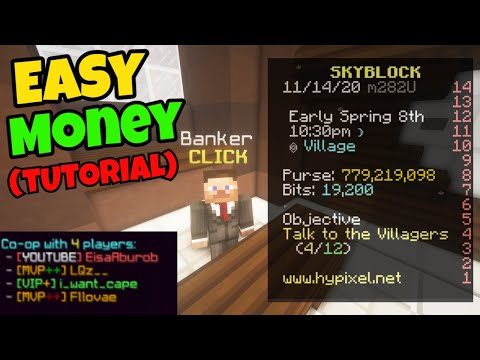 How to earn MONEY FAST | Hypixel Skyblock