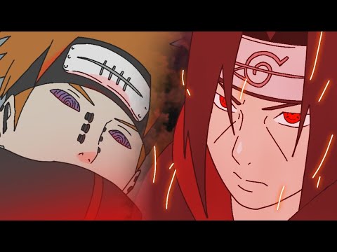 Pain vs Itachi | animation | part 2