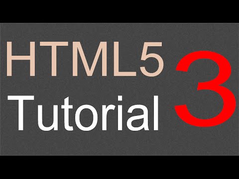 HTML5 Tutorial for Beginners 03 Syntax changes Part 2