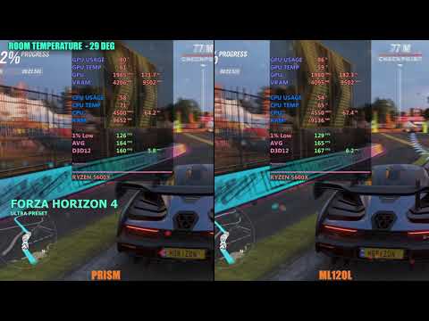 AMD Prism vs Cooler master ml120 , Ryzen 5600x