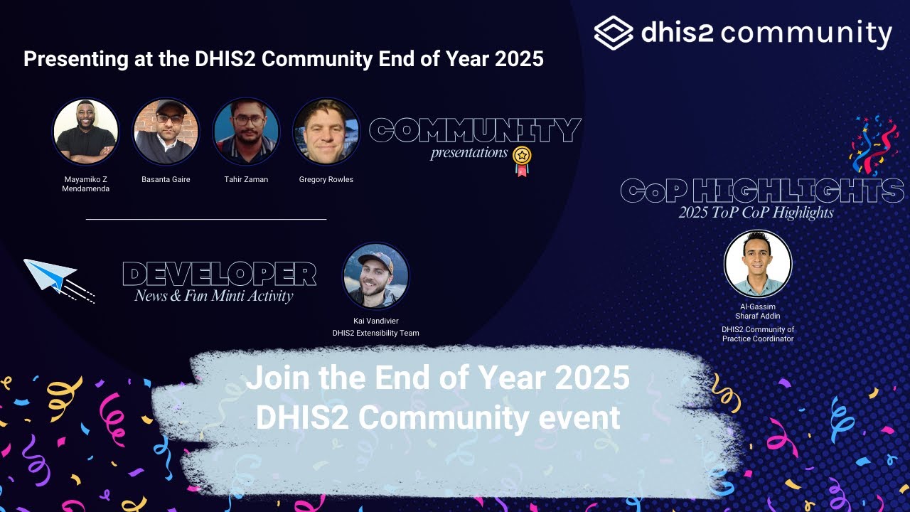 End of Year 2025: DHIS2 Community event