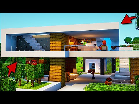 Modern Minecraft House: Timelapse