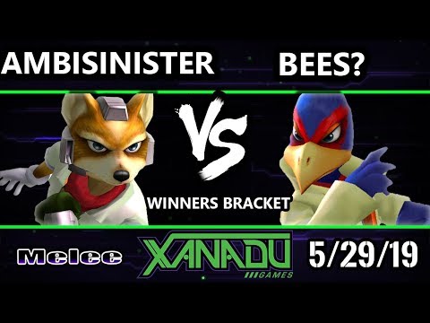 S@X 304 SSBM - Bees? (Falco) Vs. Ambisinister (Fox) - Smash Melee Winners Round 3