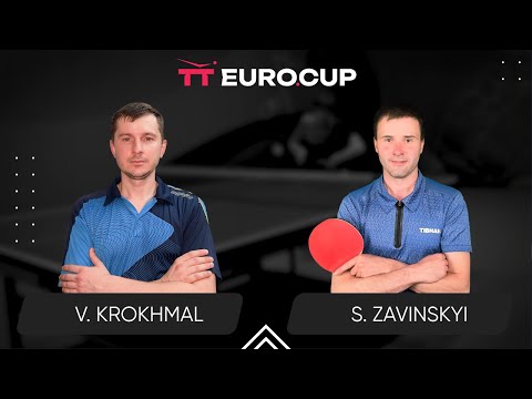 09:30 Vitalii Krokhmal - Serhii Zavinskyi 21.05.2024 TT Euro.Cup Ukraine Professional. TABLE 3