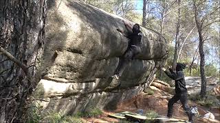 Video thumbnail de Pit-Roig, 7b. Salvanebleau