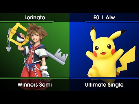 Dreamland Weekly #18 Winners Semi - Lorinato (Sora) Vs. E0 | Alw (Pikachu) SSBU Ultimate Tournament