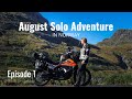 beginning of motorcycle adventure in norway 2021 going solo s1 e1 røldalsfjellet