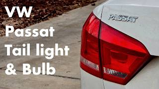 2015 volkswagen passat taillight bulb replacement