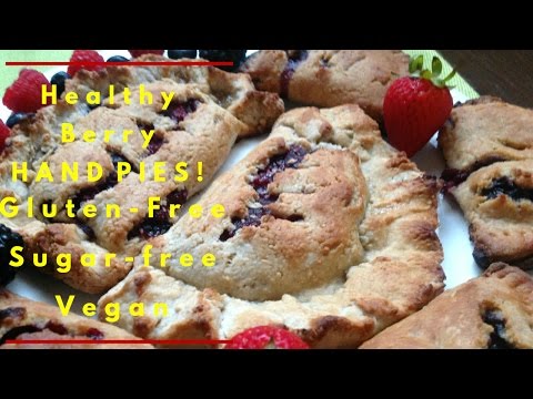 Healthy Berry Hand Pies | Vegan, Sugar Free Gluten Free