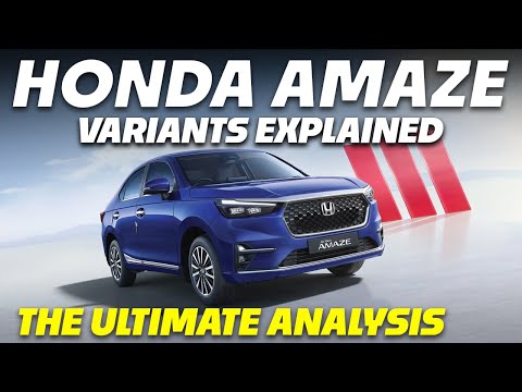 New Honda Amaze Petrol Variants Explained | V, VX, ZX | The Ultimate Analysis