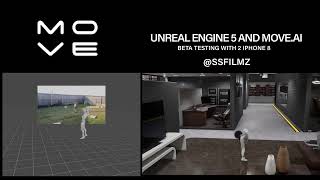 Move.ai and Unreal Engine 5 MOCAP beta testing the capabilities