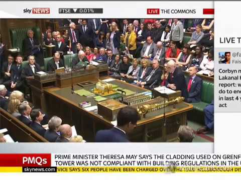 jeremy corbyns first pmqs since election 28/6/17