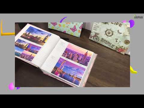 ARPAN Photo Album Slip In Case Memo Photograph For 200 x 4 x 6 Inch / 10x15 cm Picture (Travel)