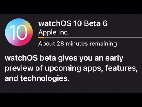 Apple Recently Seeded watchOS 10 Beta 6