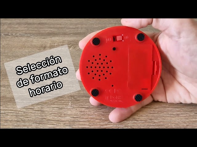 Vídeo relacionado con Top Life Reloj Parlante - Formatos de 12 ó 24 Horas - para Ancianos, Personas con Discapacidad Visual, Ciegos, Alzheimer - Despertador con Alarma Sin Luz, Voz En Español