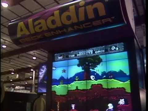 Aladdin Deck Enhancer (preview NES - CES Las Vegas 1993 - Computer Chronicles 1993 - PBS)