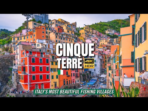 Cinque Terre 🇮🇹 Magical Walking Tour in Italy’s Most Beautiful Fishing Villages【4K HDR】