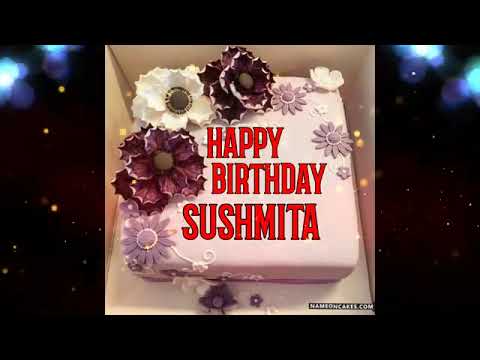 Birthday song with cake name Sushmita #birthdaysong #birthdaycelebration #viralvideo #trendingvideo