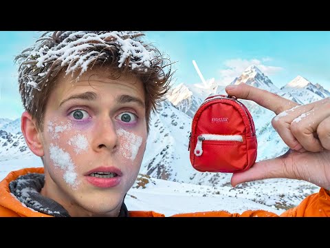 Spędziłem 24 Godziny Z Najmniejszym Plecakiem Na Świecie!