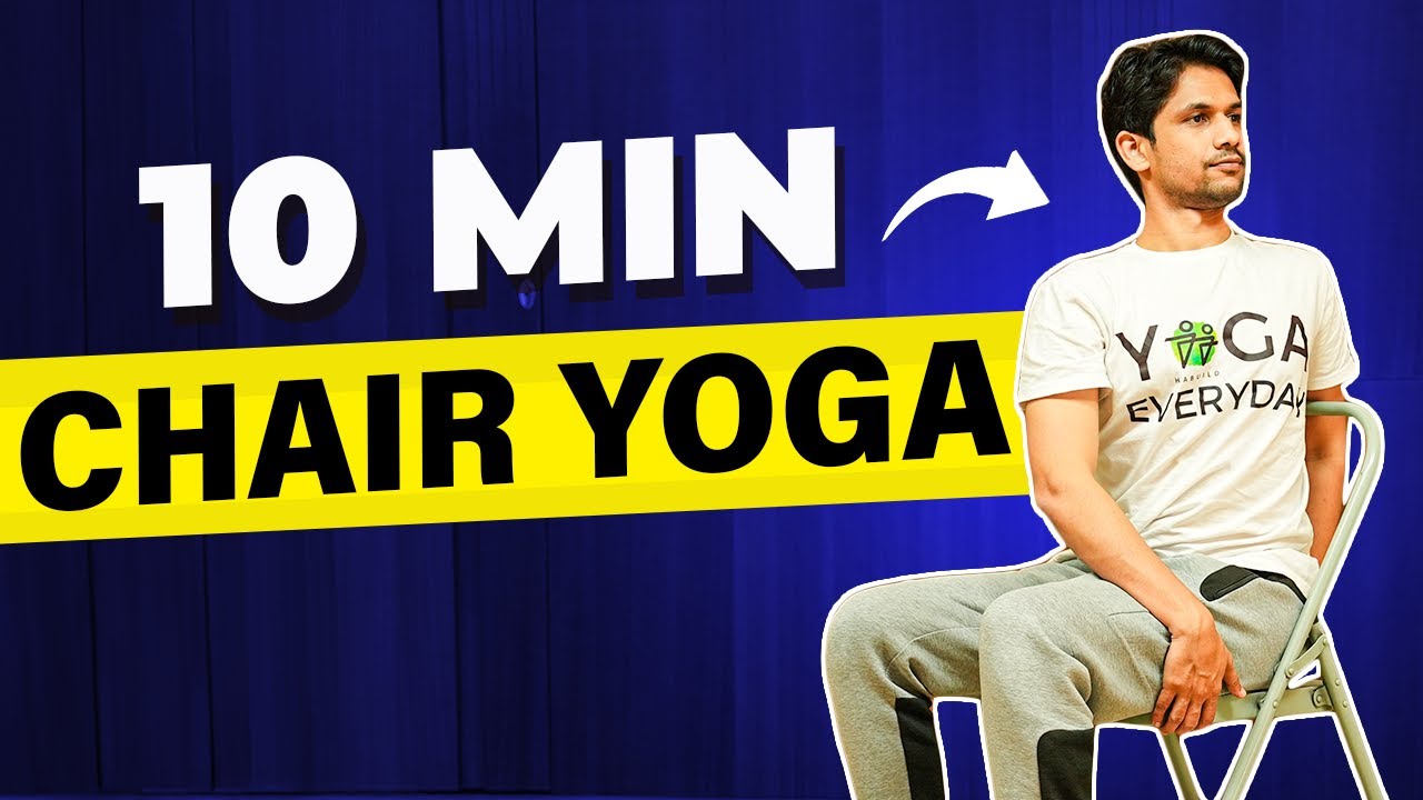 Chair Yoga for Beginners: Boost Energy & Health in Just 10 Minutes! | Saurabh Bothra Yoga