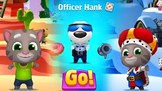 Talking Tom Fly Bomb Funny Fails - Officer Hank vs Egyptian Tom - Gameplay