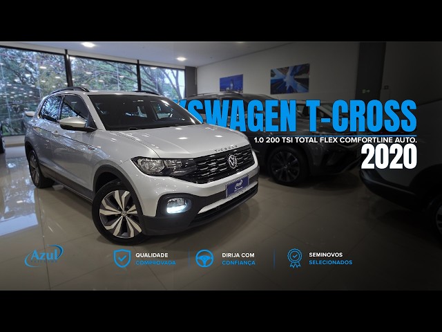 Vídeo VOLKSWAGEN T-CROSS 1.0 200 TSI TOTAL FLEX COMFORTLINE AUTOMATICO